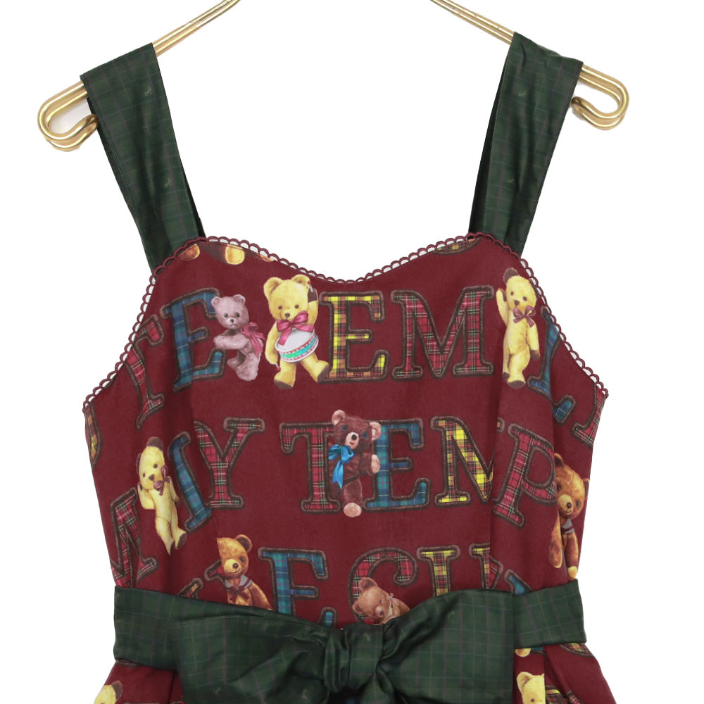 Alphabet Bears Sleeves Dress