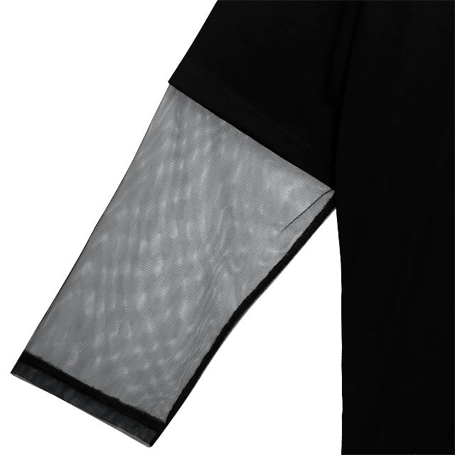 Wrapping Bear Sheer Sleeve Top