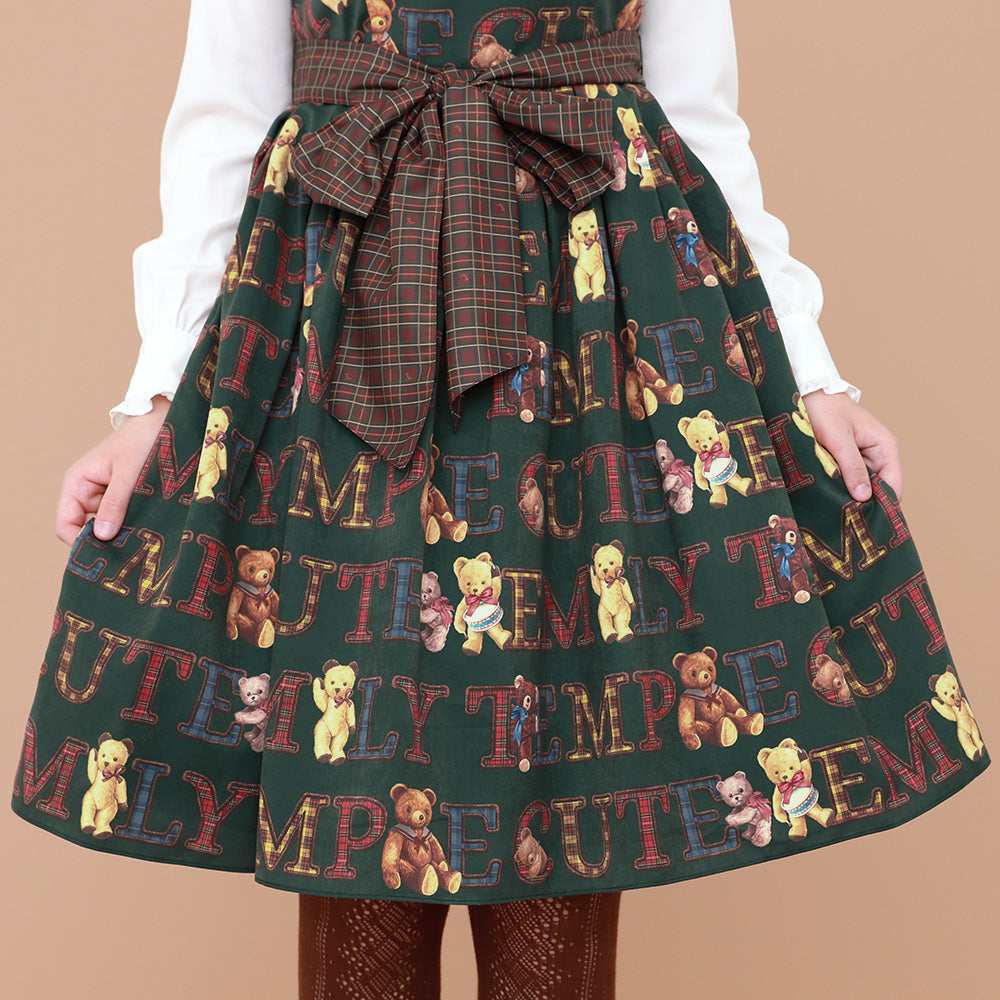 Alphabet Bears Sleeves Dress