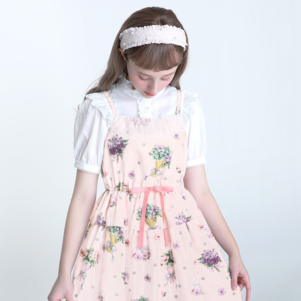 FlowerBouquet Camisole Dress