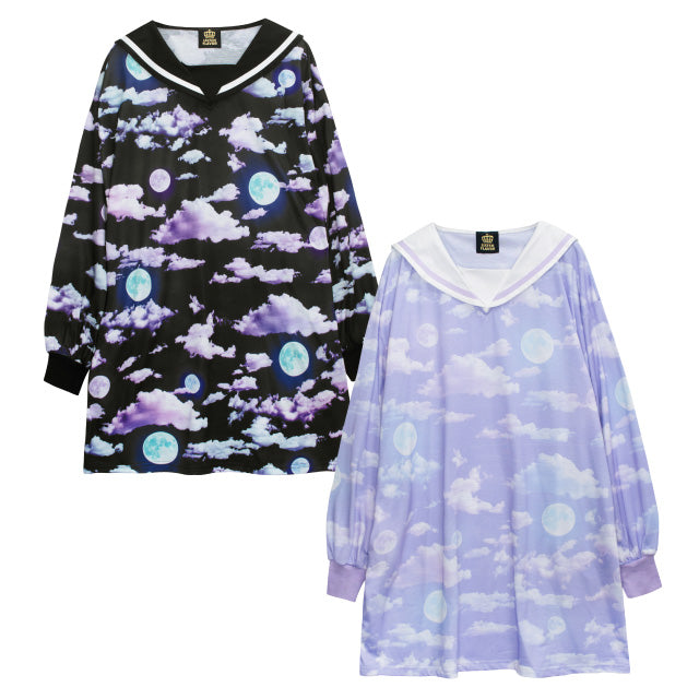 Dreaming Moonlit Night Sailor Dress