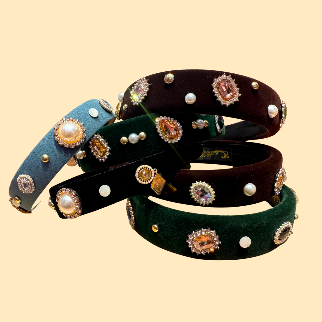 Gem Velvet Headband