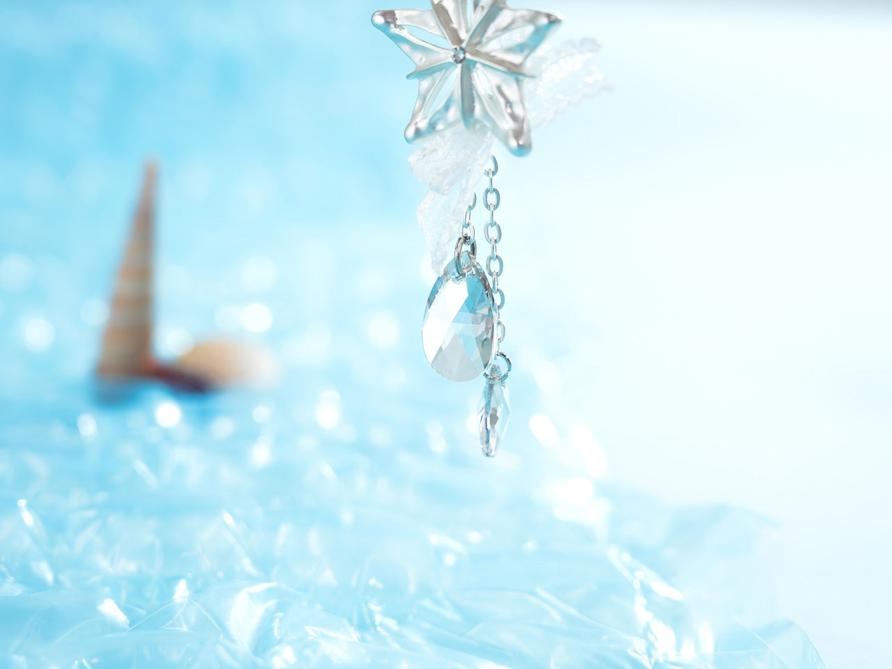 Lamer Coffin Coquille Piercing - Starfish ×White