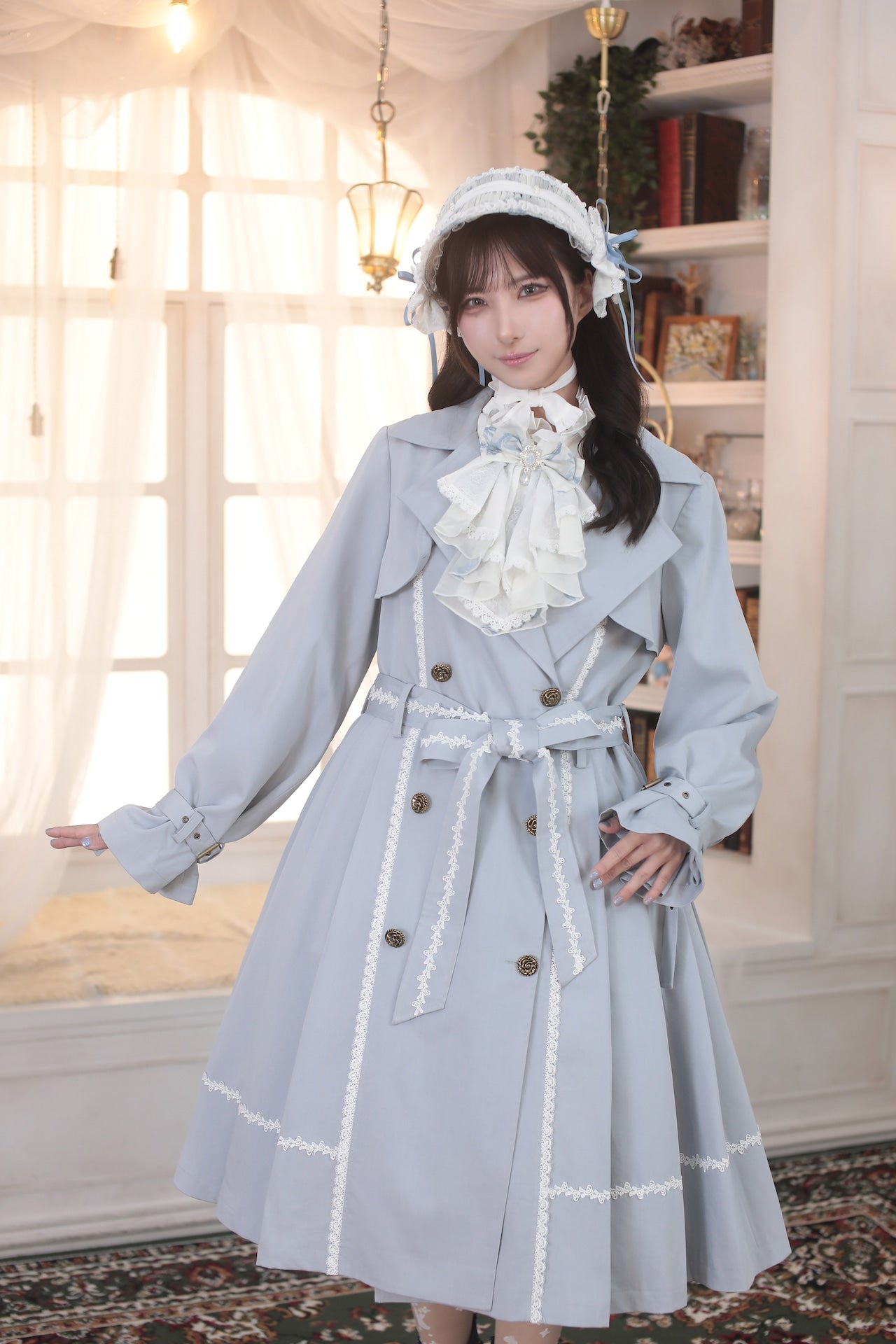 Fleur de Chiffon Spring Coat