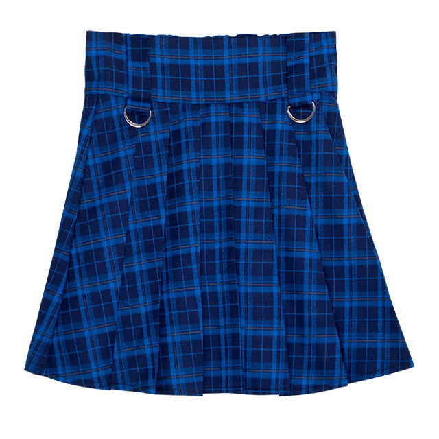 Harness Pleated Skirt