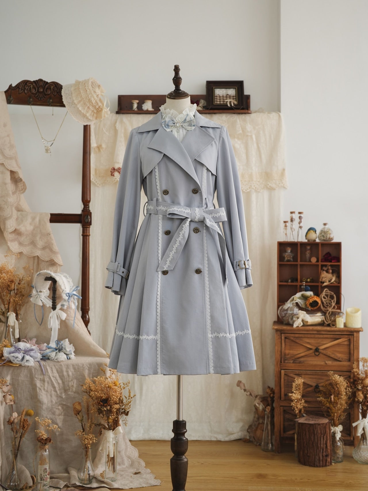 Fleur de Chiffon Spring Coat