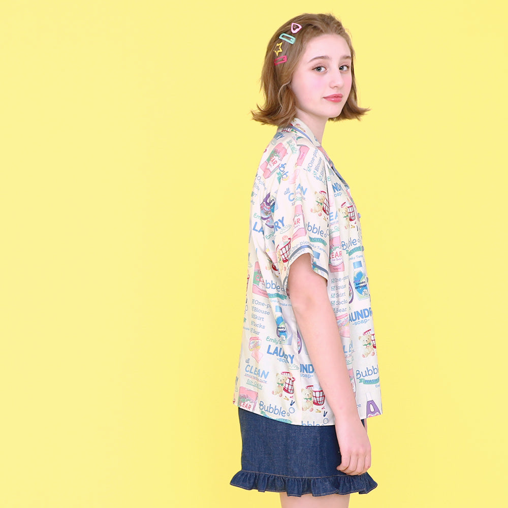 BUBBLE LAUNDRY BIG Blouse