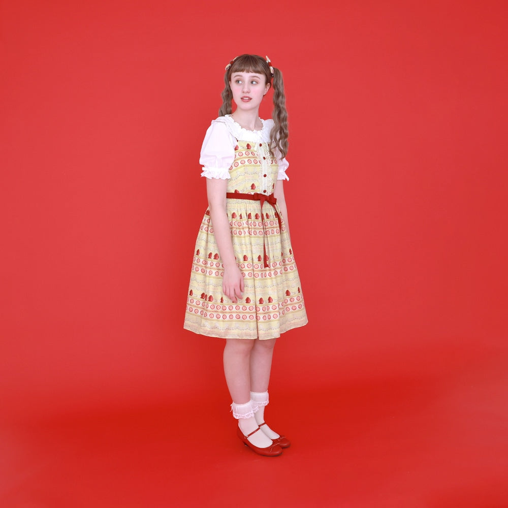 WhipCake Border Camisole Dress