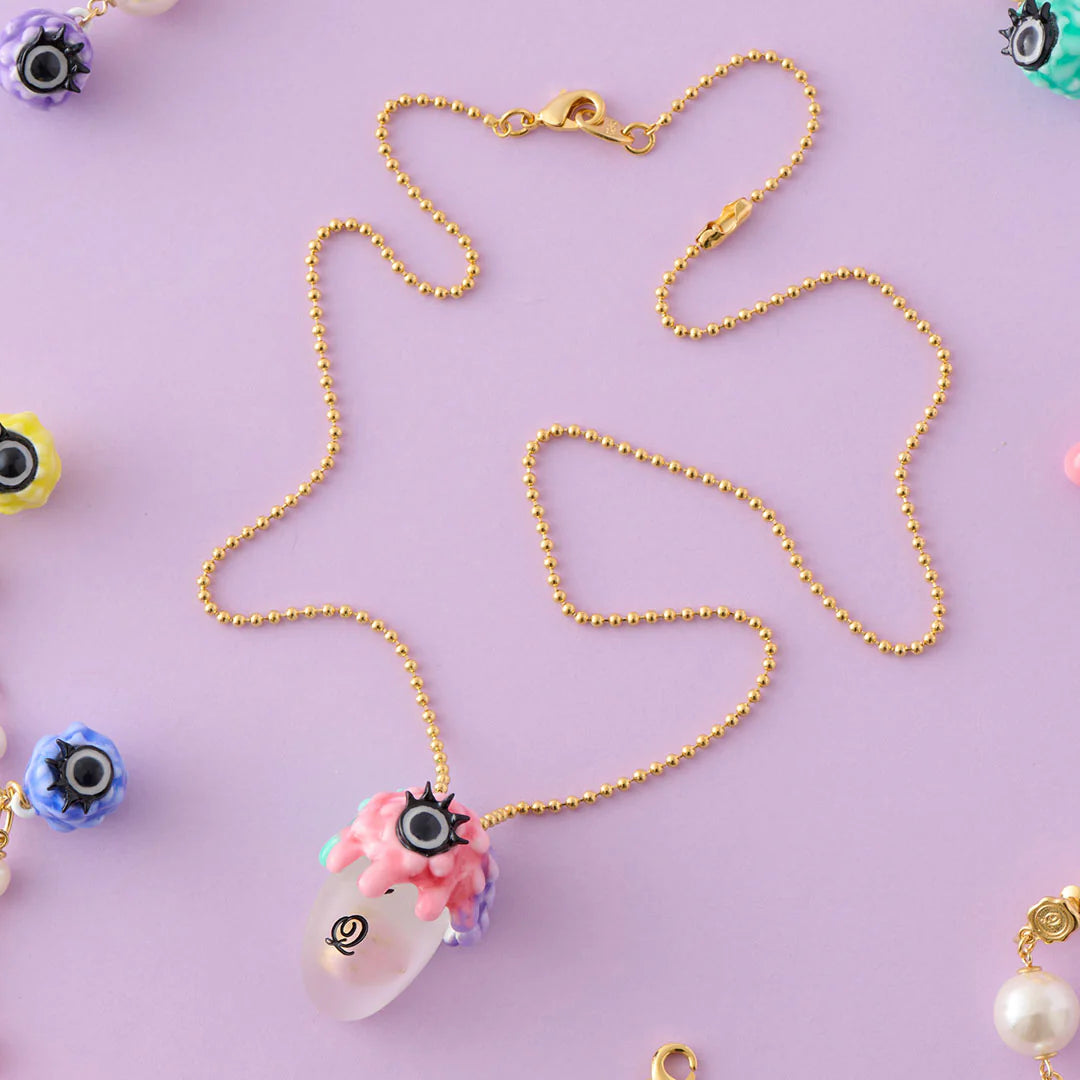 Trick Ghost “Melty Monster” Necklace Set