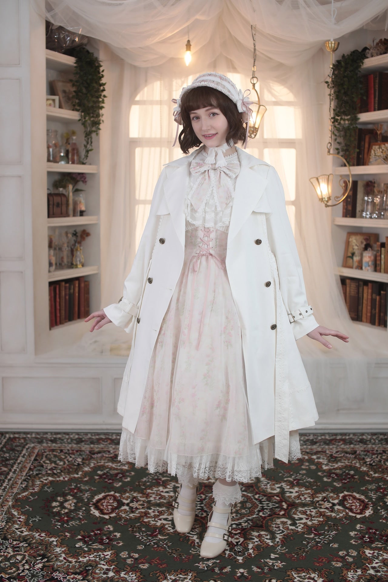Fleur de Chiffon Spring Coat
