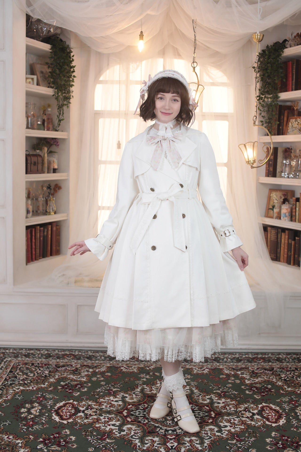 Fleur de Chiffon Spring Coat