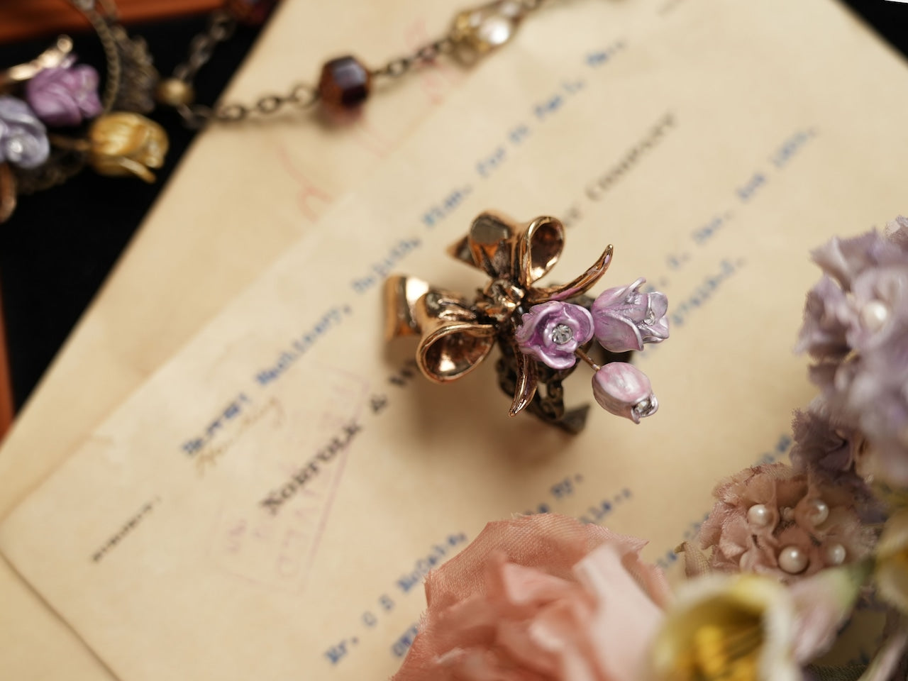 Flower Garden Tulip Bouquet Ring