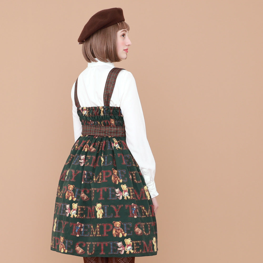 Alphabet Bears Sleeves Dress