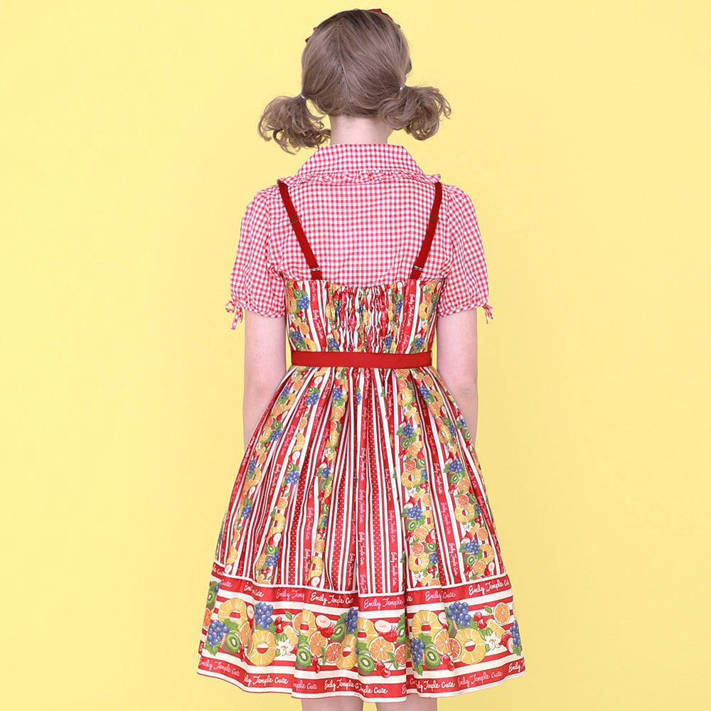 Tropical Fruits Camisole Dress