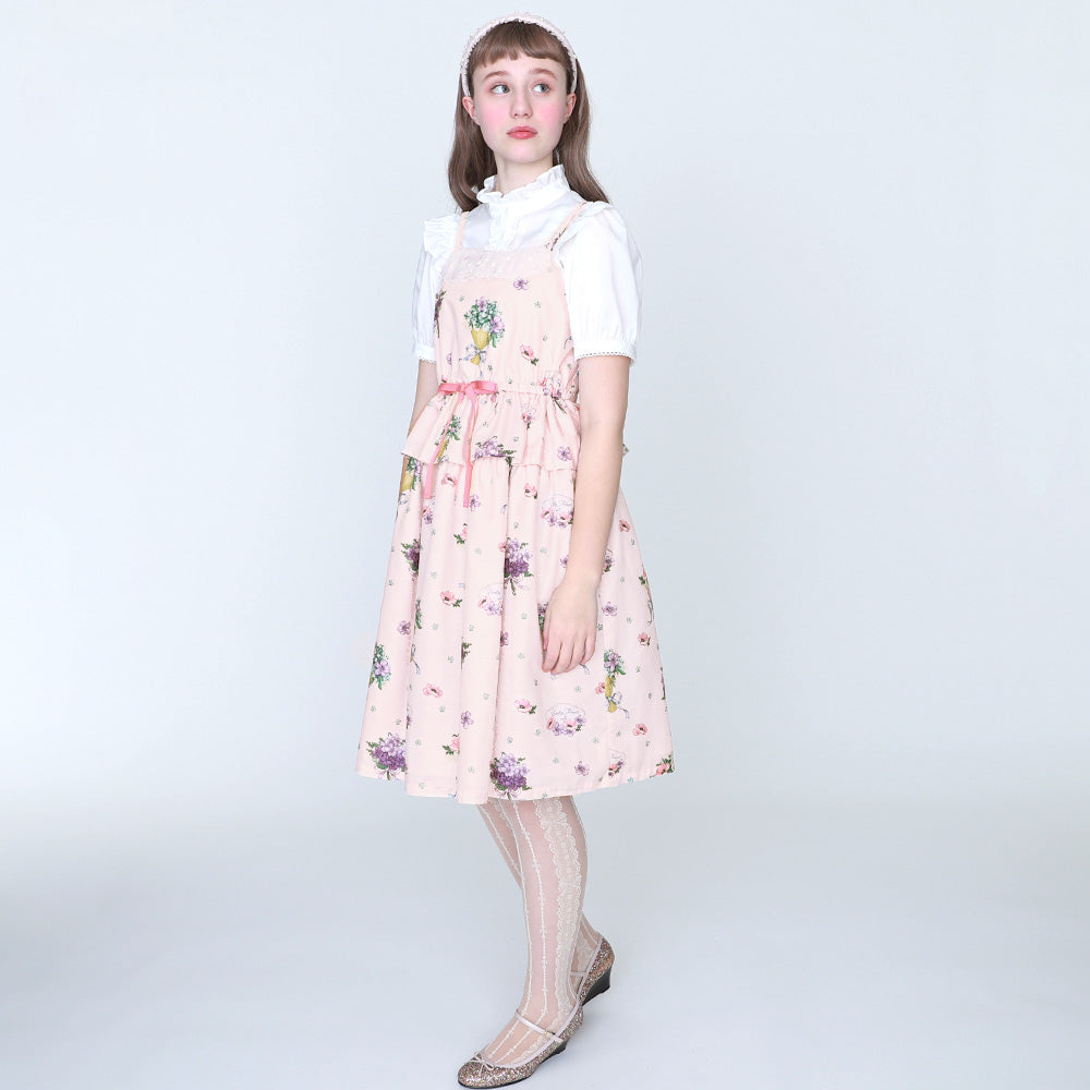FlowerBouquet Camisole Dress