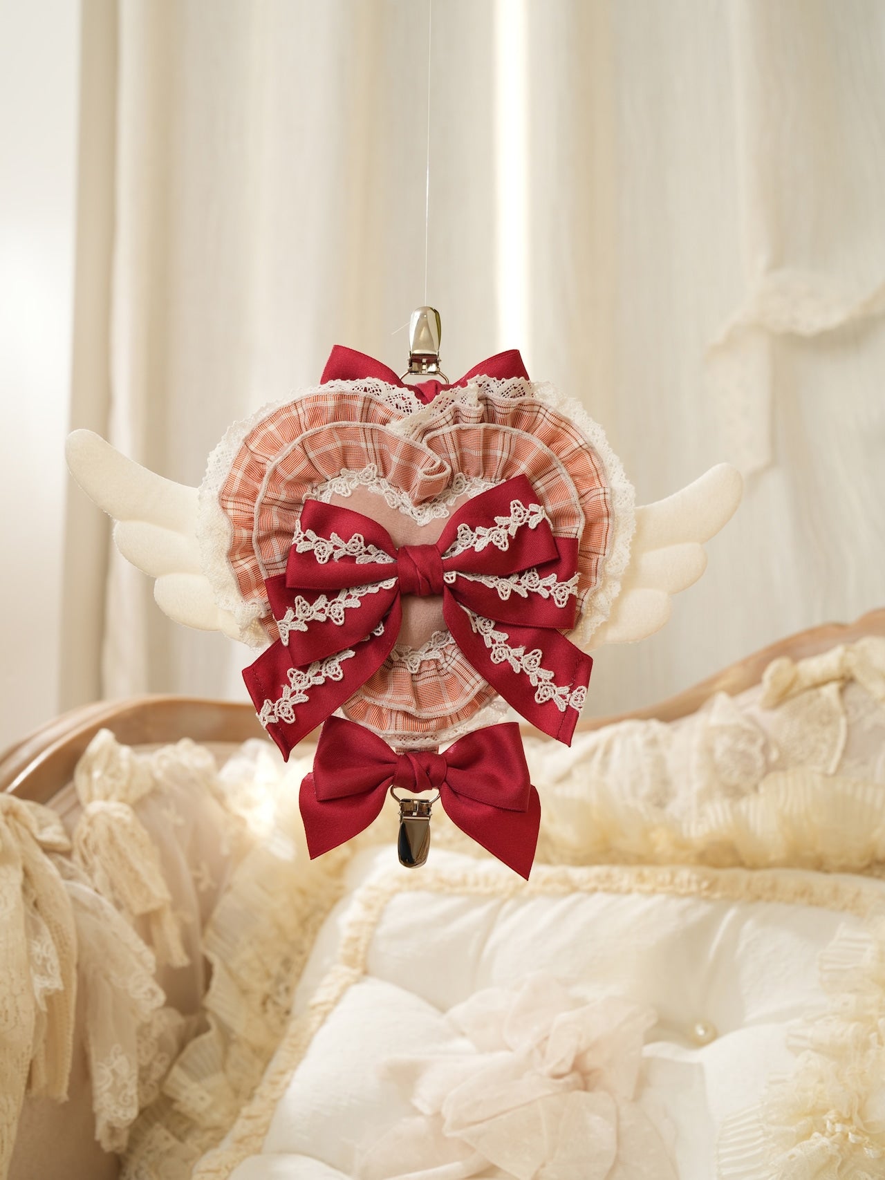 Michelle Cottague Letter Heart Clip