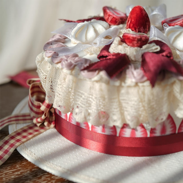 Whipped Cream Whole Cake Hat