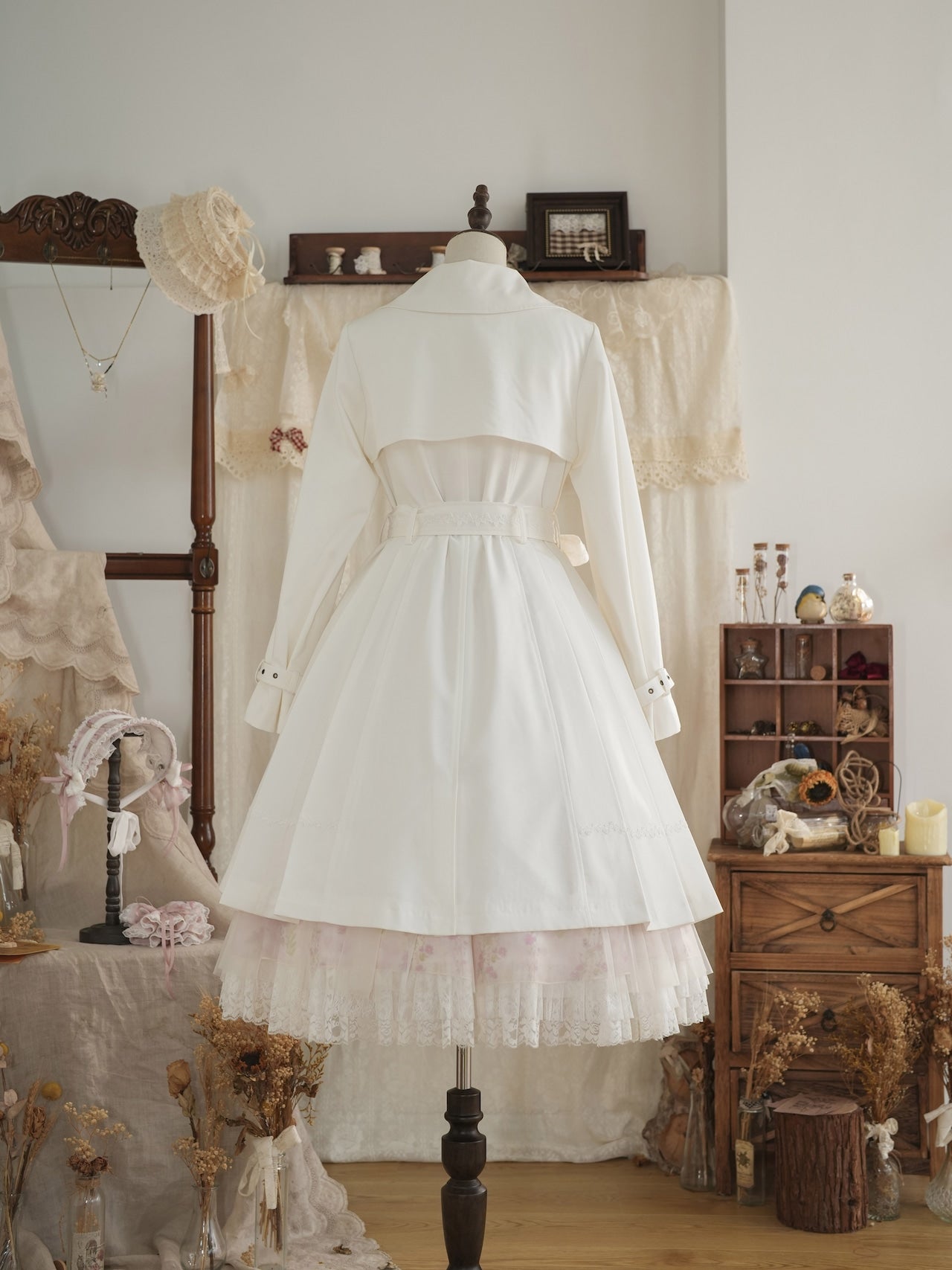 Fleur de Chiffon Spring Coat