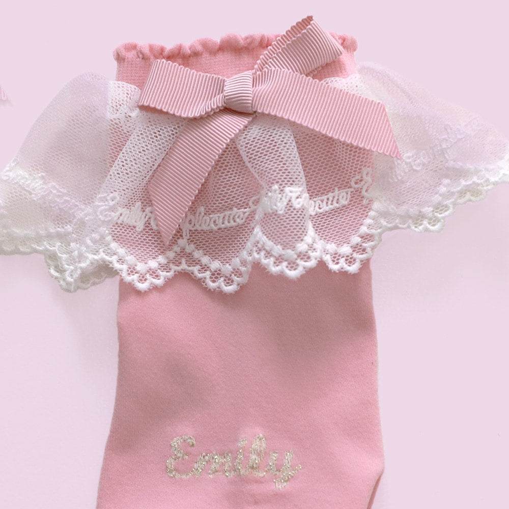 Logo Lace Socks