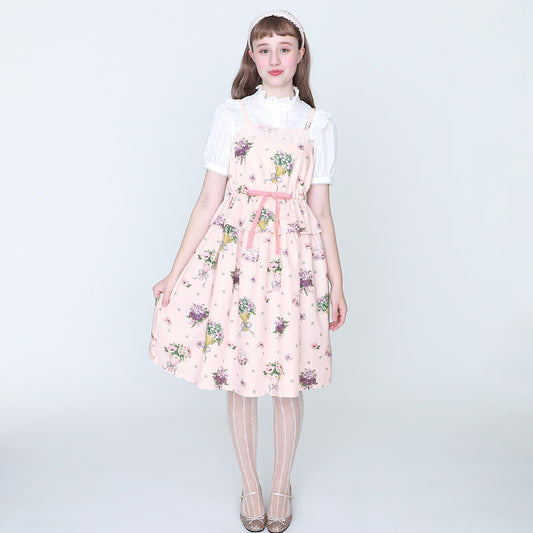 FlowerBouquet Camisole Dress