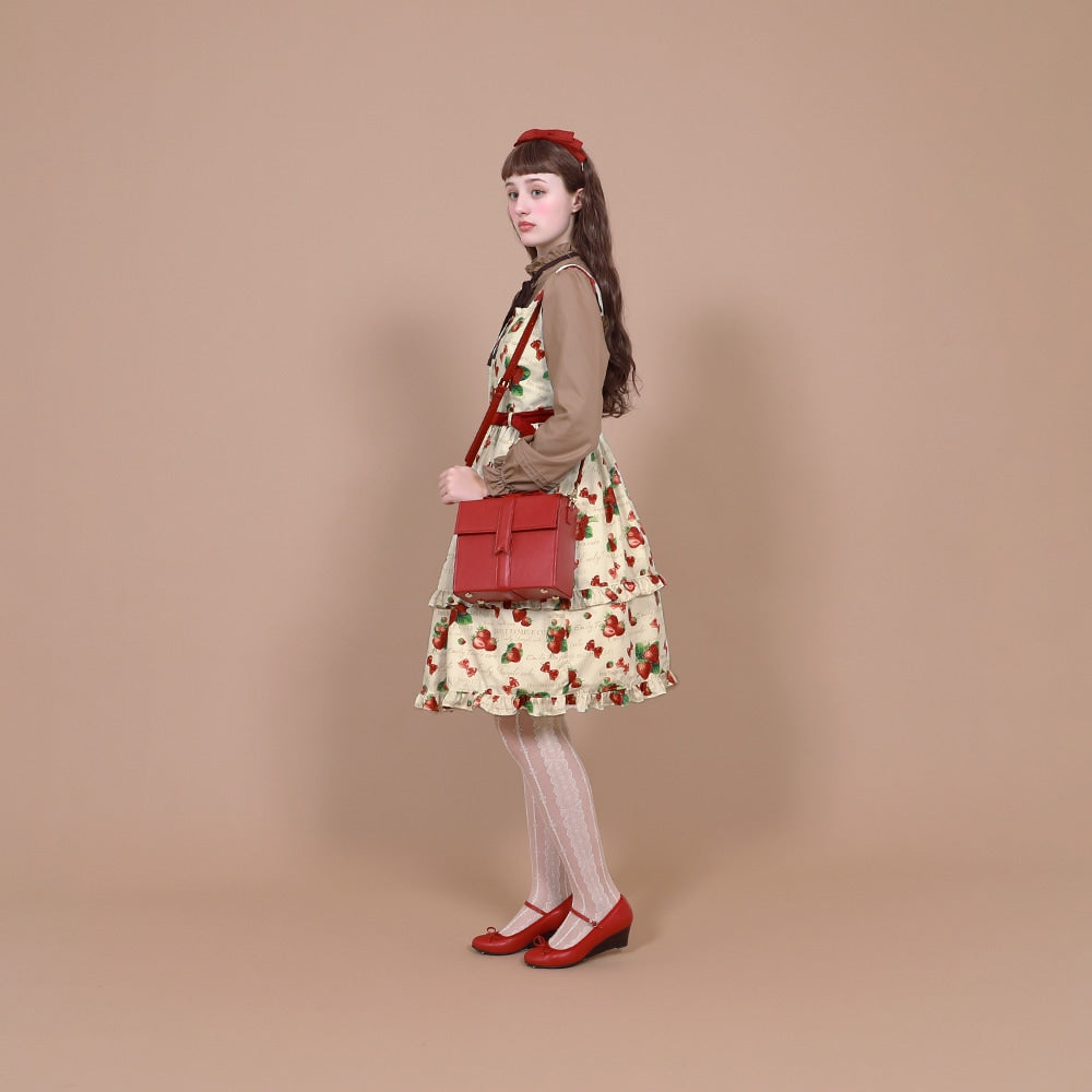 Mellow Strawberry Sleeveless Dress