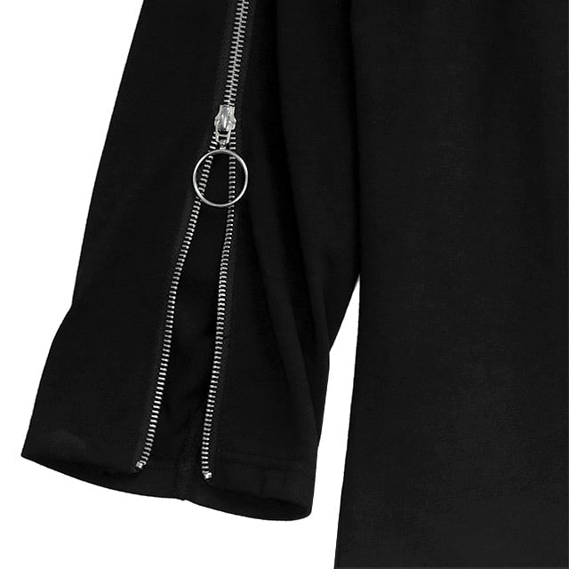 Wicked Apple Zip Sleeve Long Tee