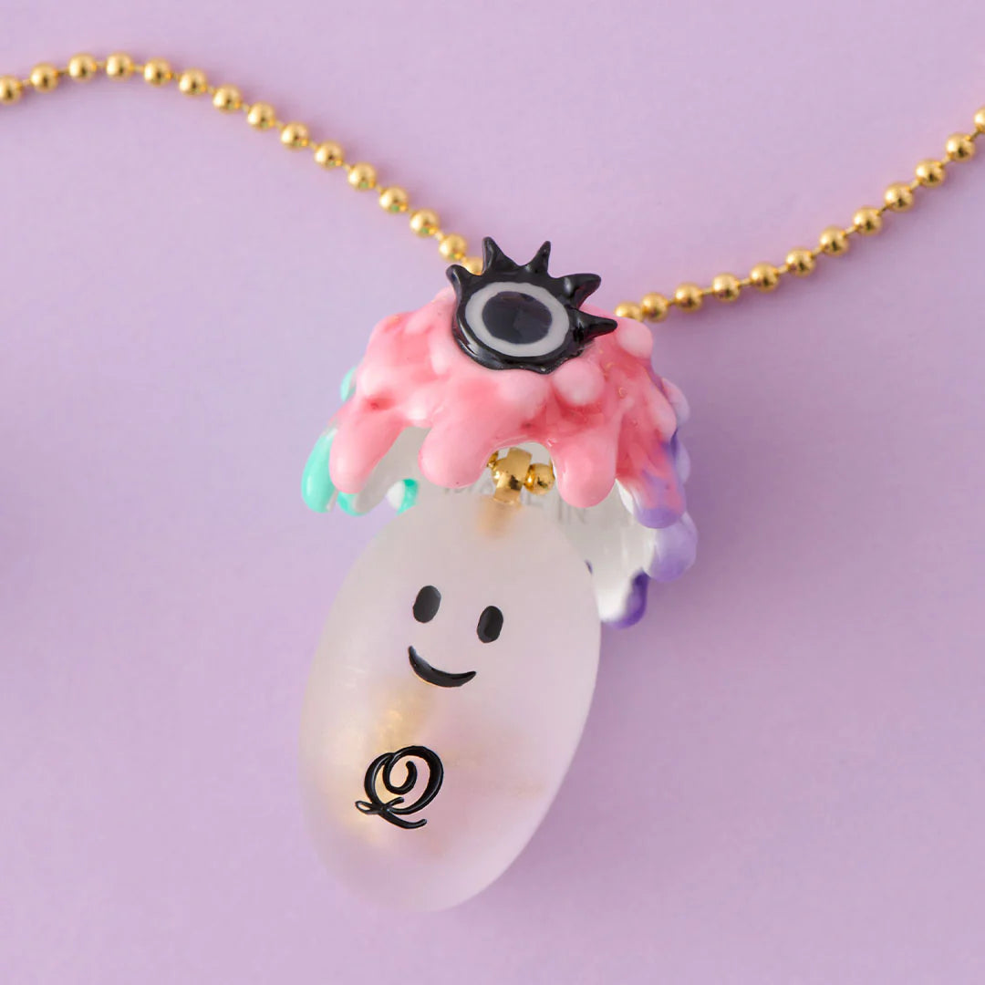 Trick Ghost “Melty Monster” Necklace Set