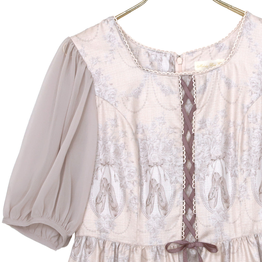 Arabesque Lace-Up Dress