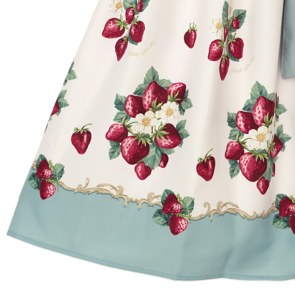 Royal Berry Front Button Dress