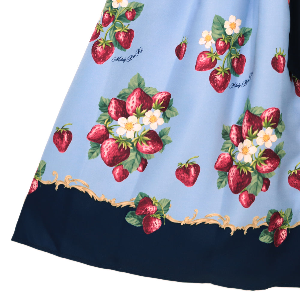 Royal Berry Front Button Dress