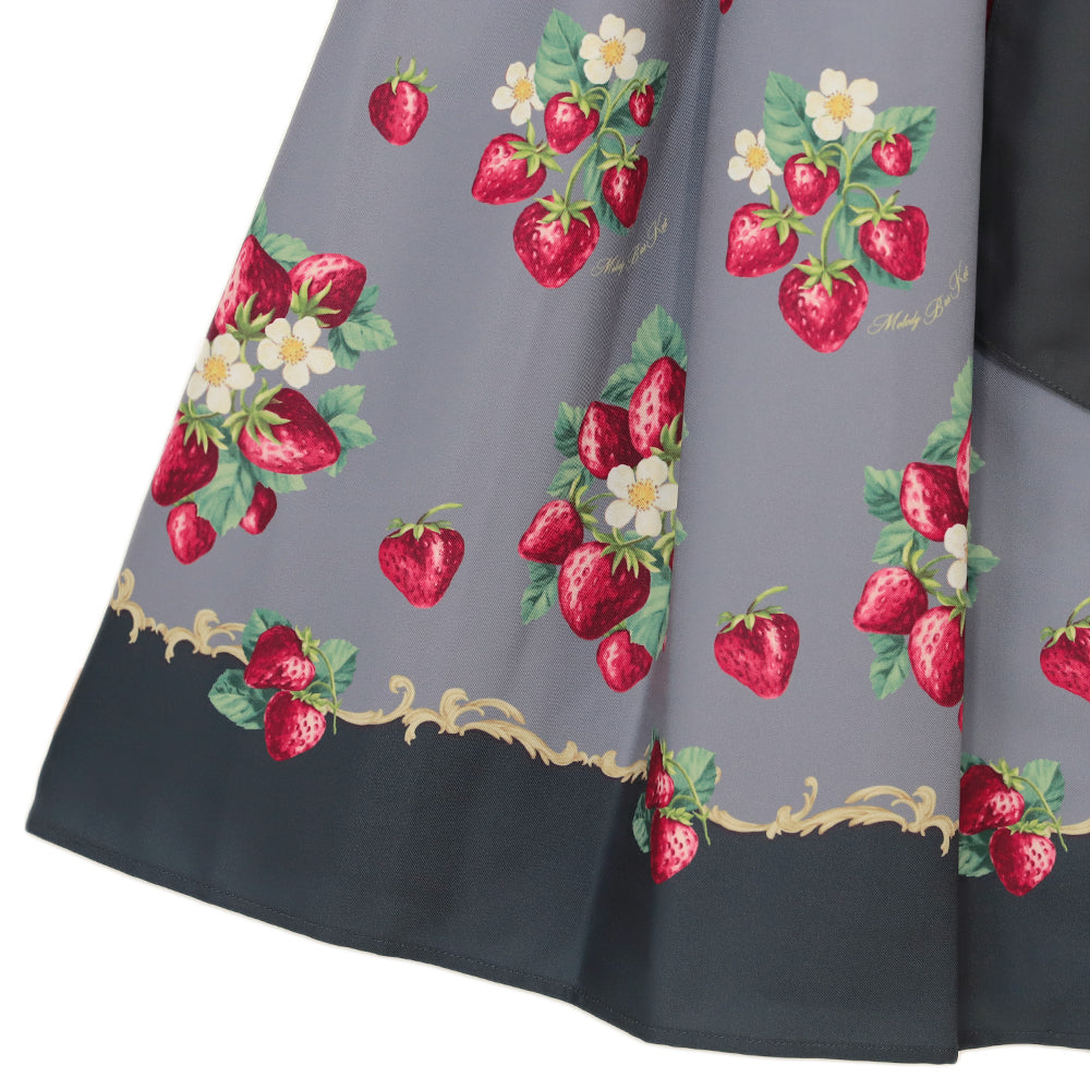 Royal Berry Front Button Dress