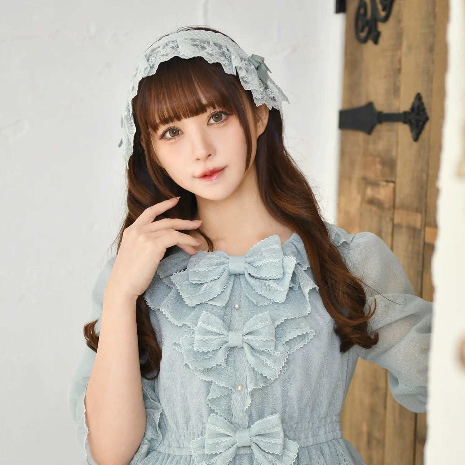 【Reservation】Lace Brim Hair Clip