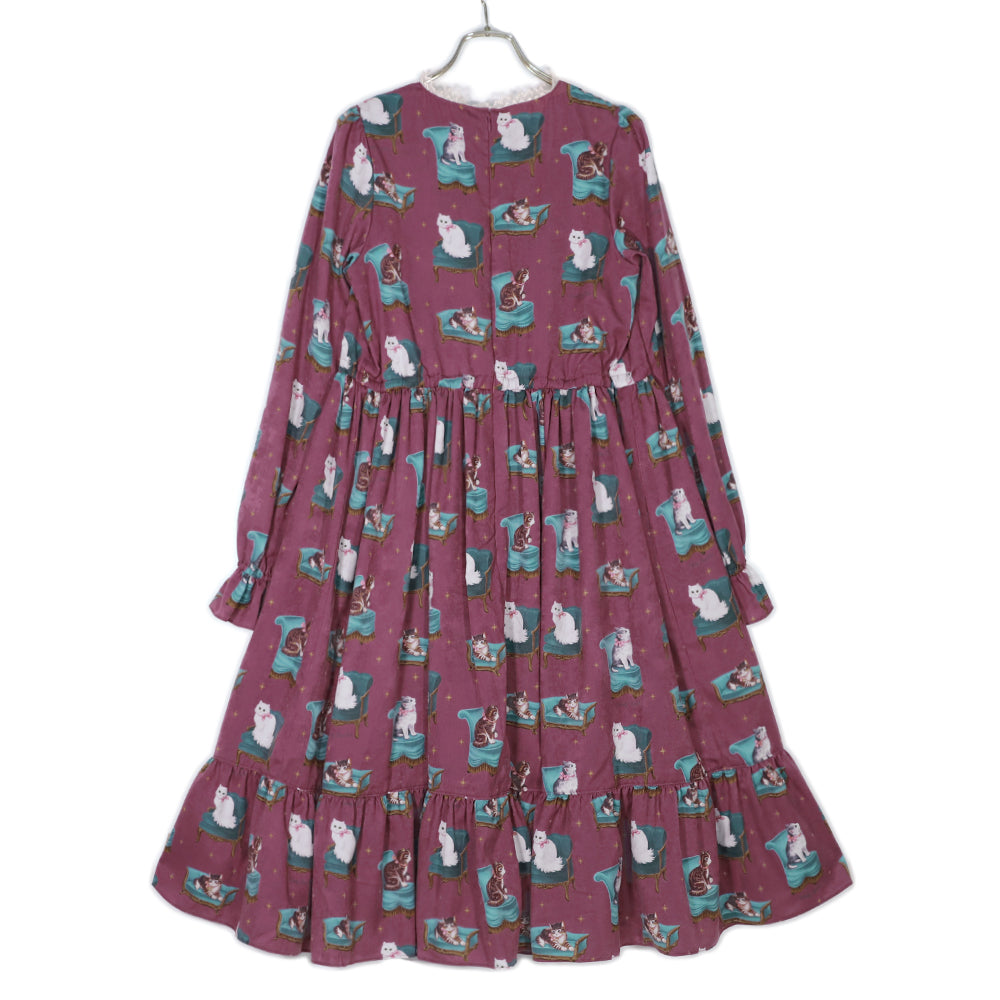 Cats Castle Lace Yoke Dress