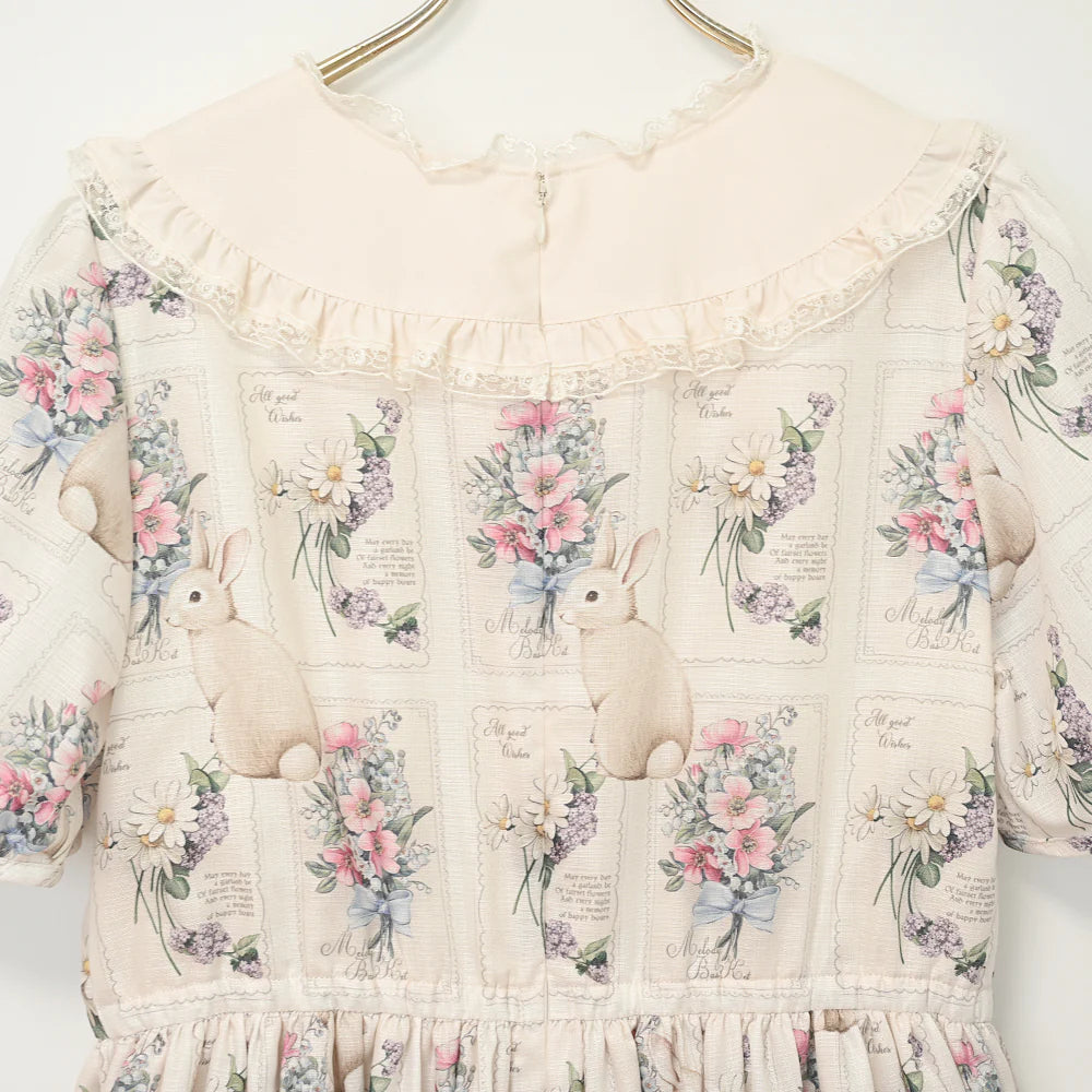 Rabbit Stamp Dress