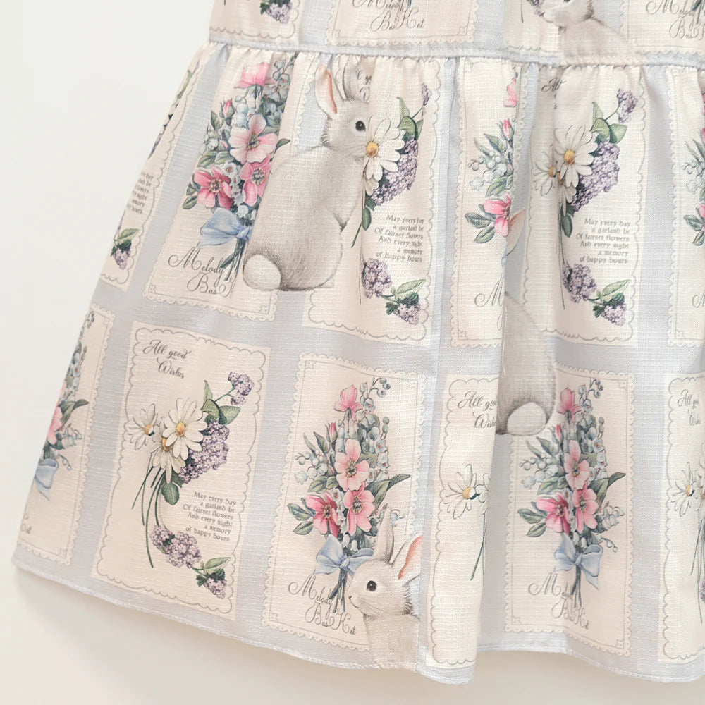 Rabbit Stamp Dress