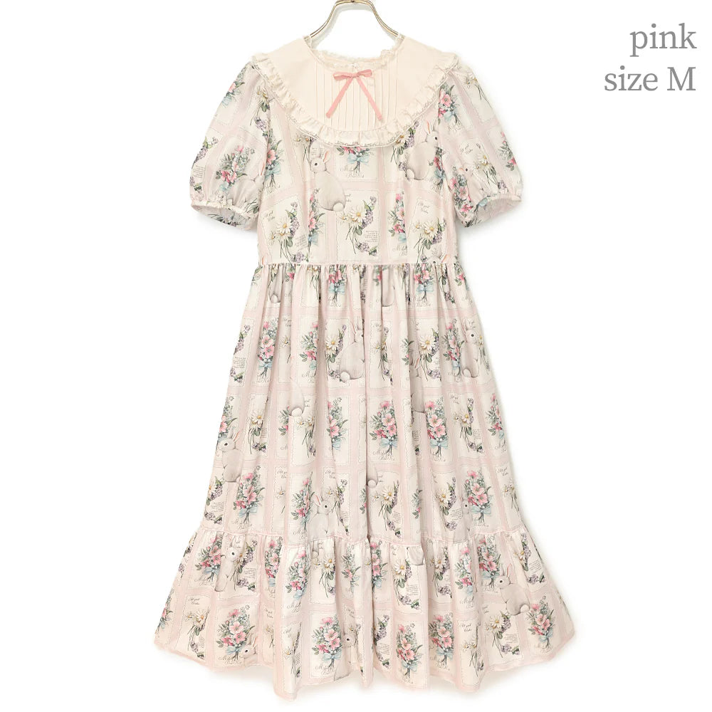 Rabbit Stamp Dress