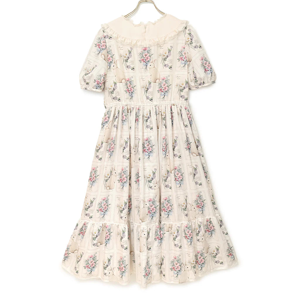 Rabbit Stamp Dress