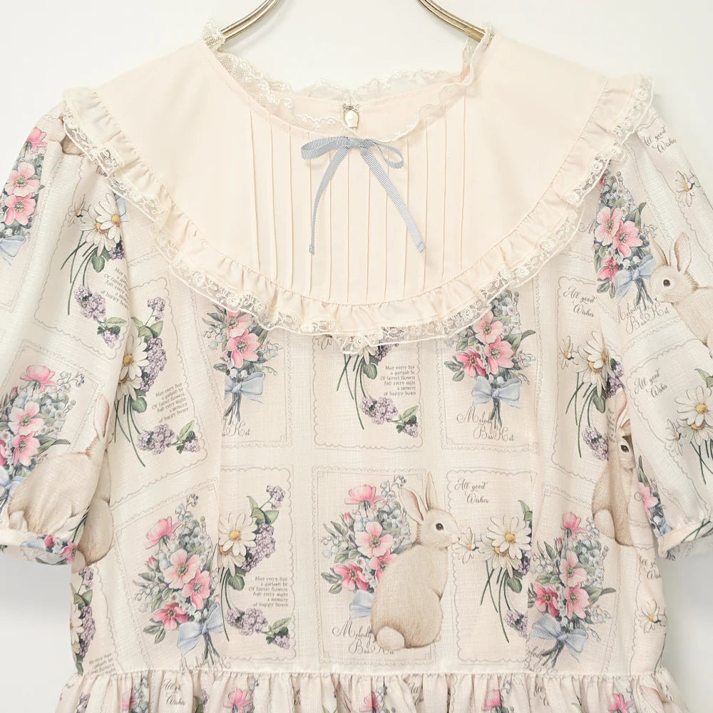 Rabbit Stamp Dress