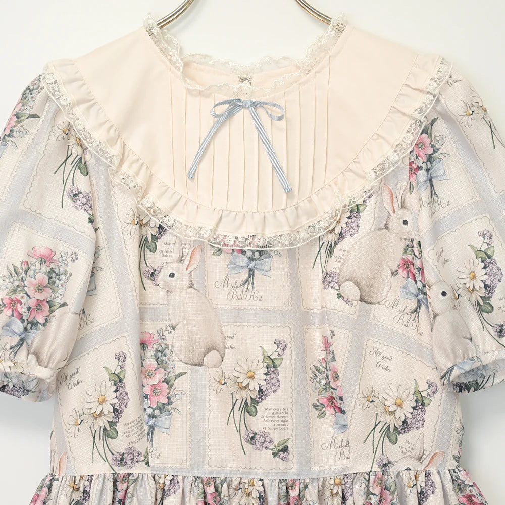 Rabbit Stamp Dress
