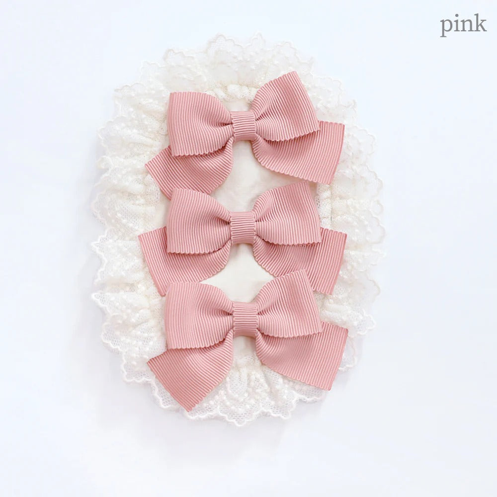 Triple Ribbon Hair Clip
