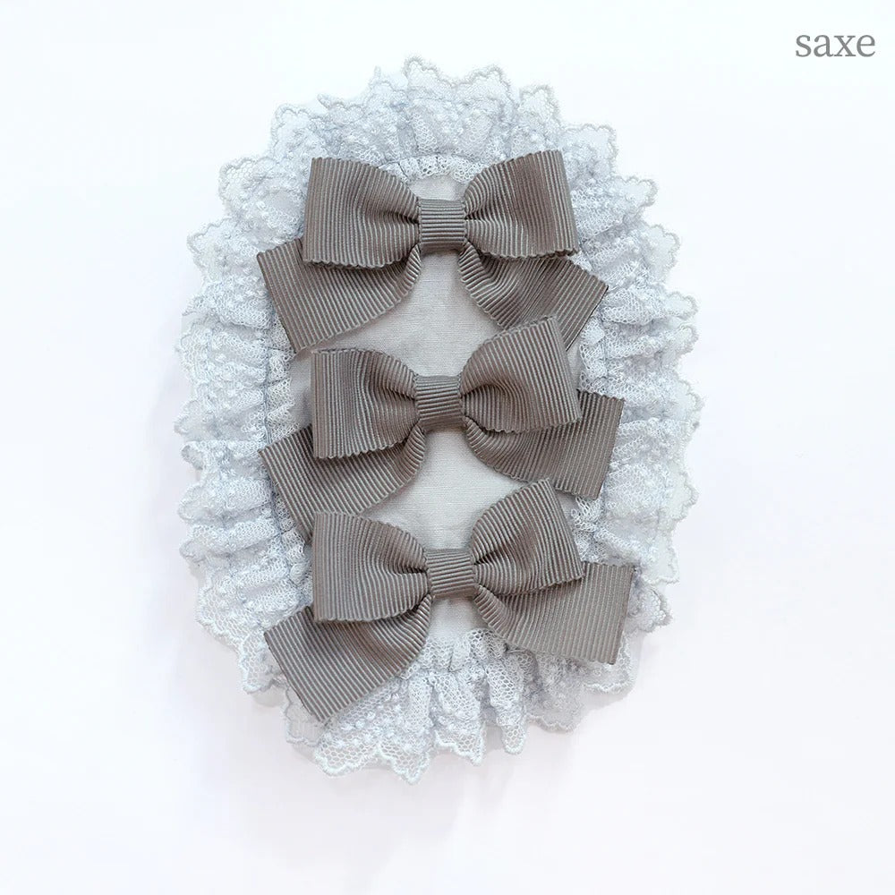 Triple Ribbon Hair Clip