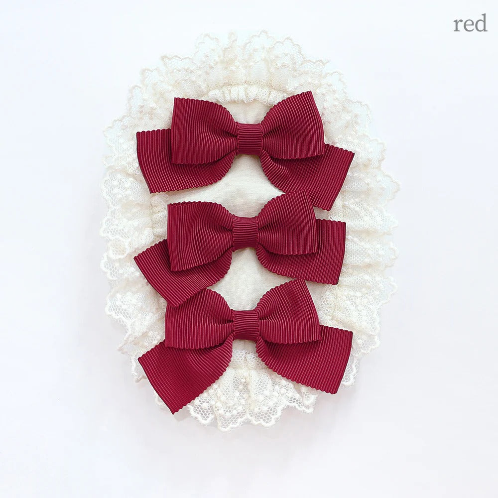 Triple Ribbon Hair Clip