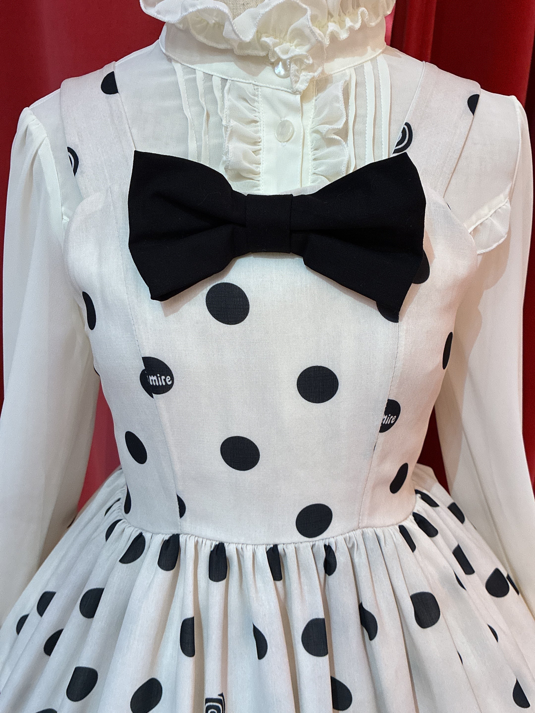 Gurotesque Melancholia Polka Dot Jumperskirt