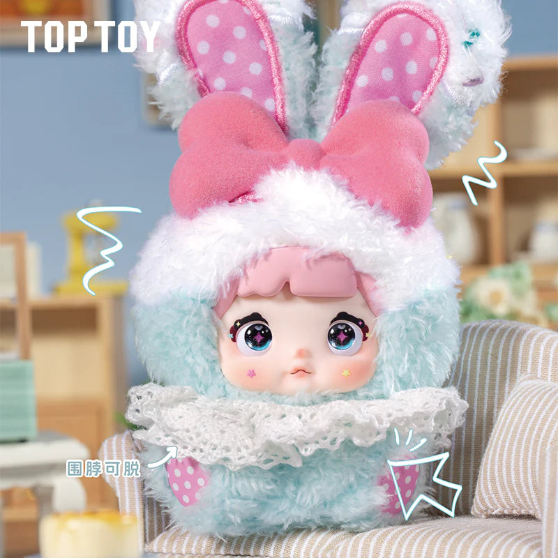 Nommi Baby Sweetheart Bunny Plush Keychain Blind Box
