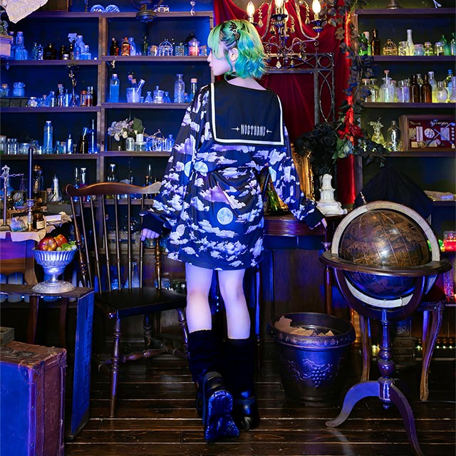 Dreaming Moonlit Night Sailor Dress