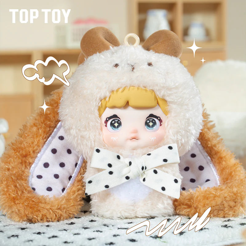 Nommi Baby Sweetheart Bunny Plush Keychain Blind Box