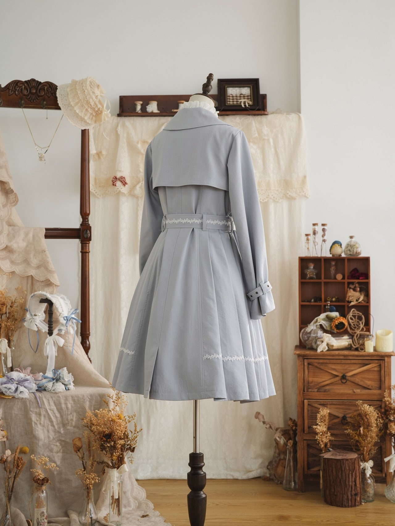 Fleur de Chiffon Spring Coat