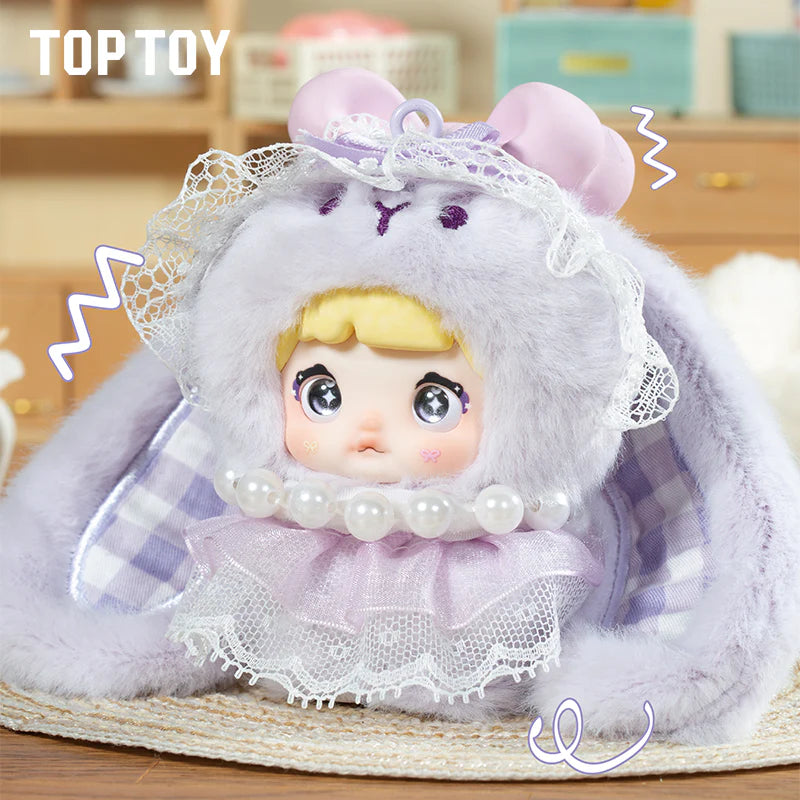 Nommi Baby Sweetheart Bunny Plush Keychain Blind Box