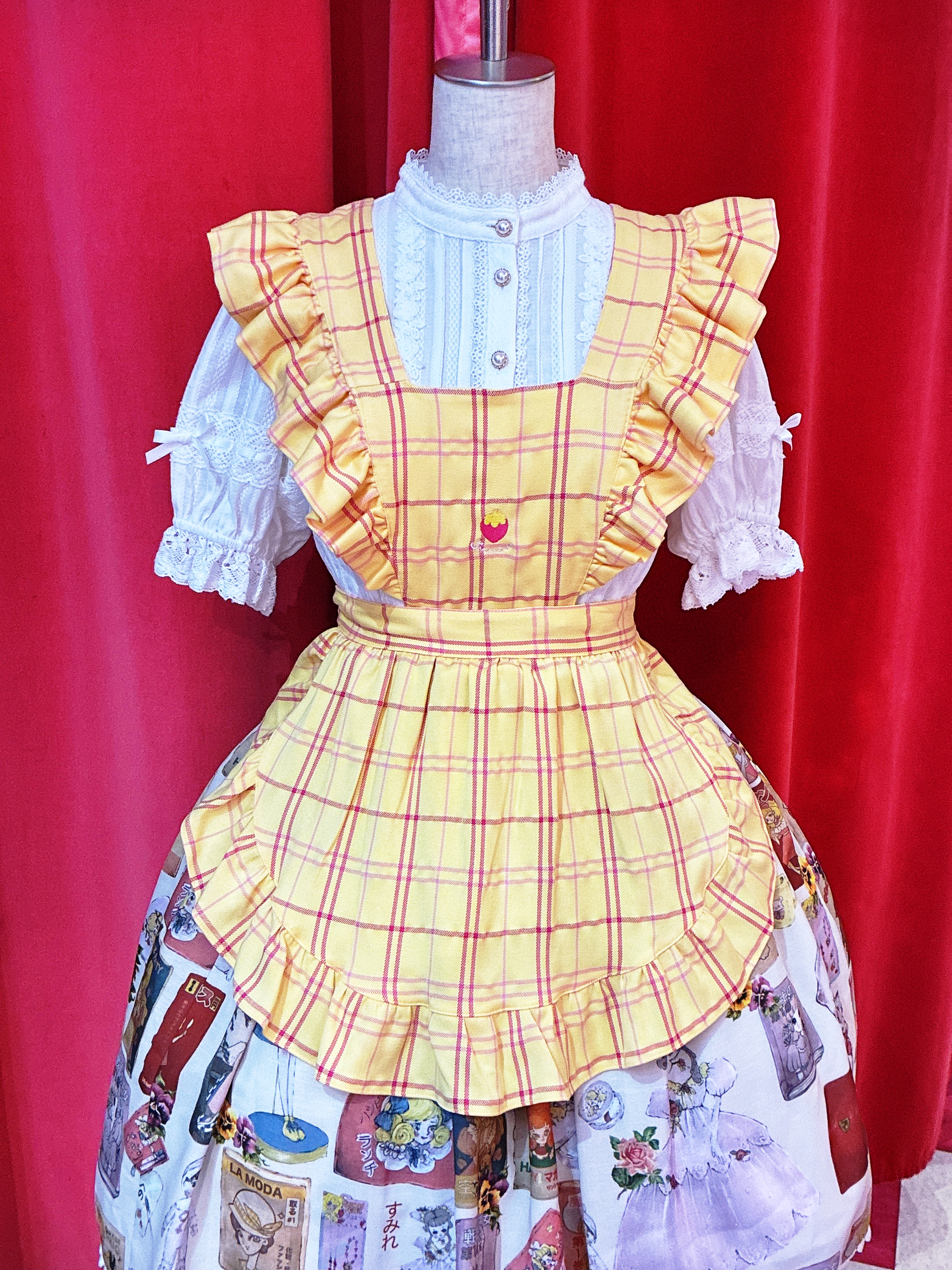 Happy Tartan Apron