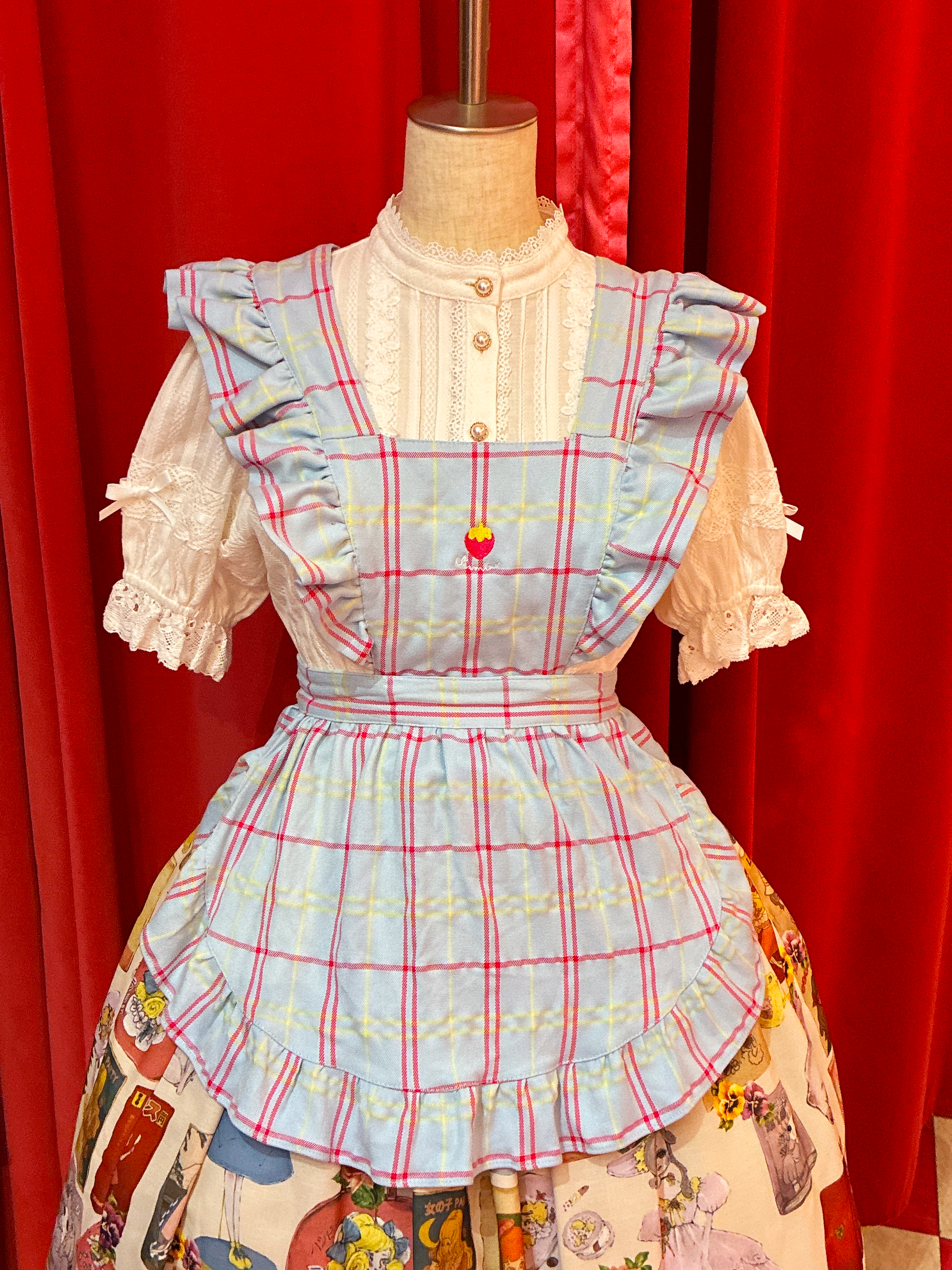 Happy Tartan Apron